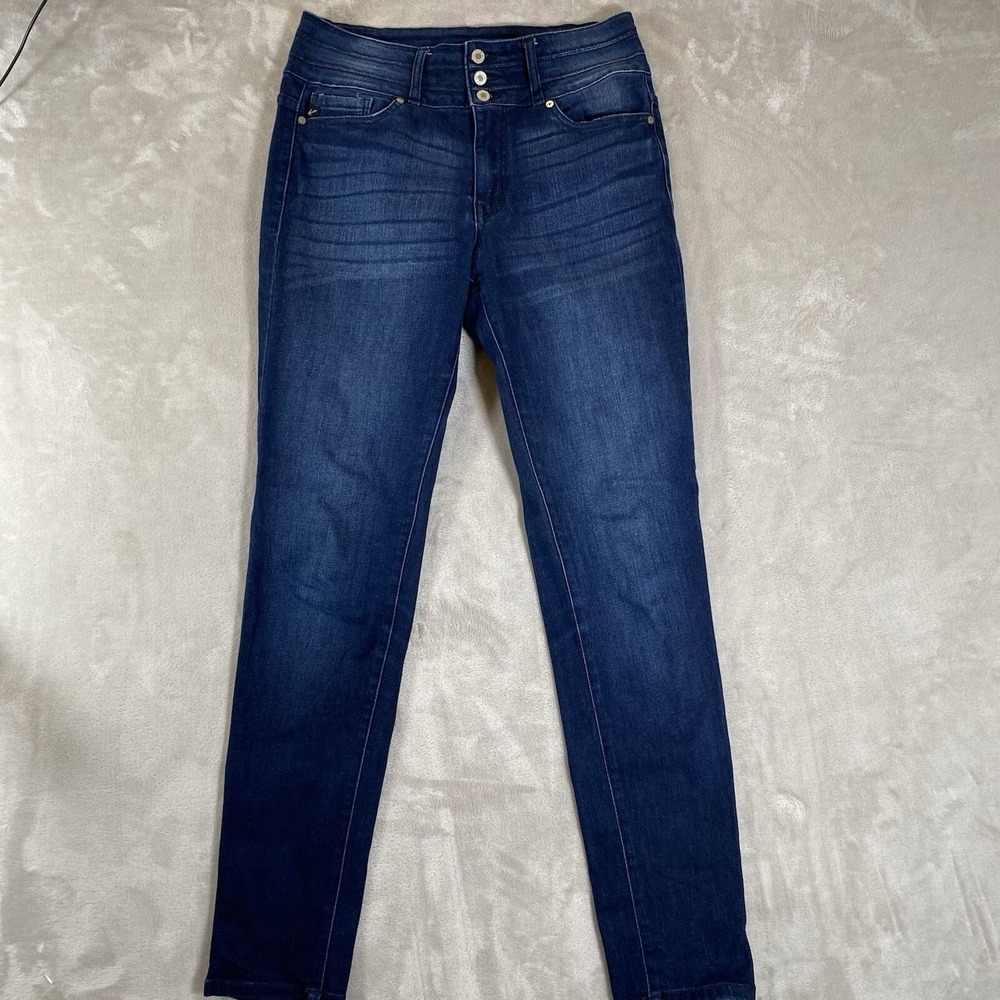 Kancan Jeans 9/28 Skinny Dark Wash Blue‎ Denim